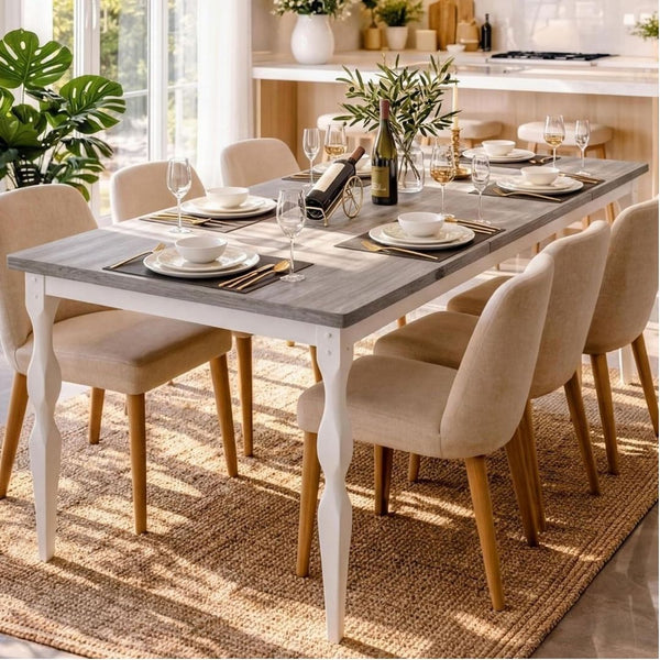 GarveeHome 70.9-In Dining Table for 6