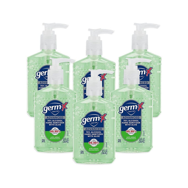 Pack of 6 Germ-X Advanced Hand Sanitizer