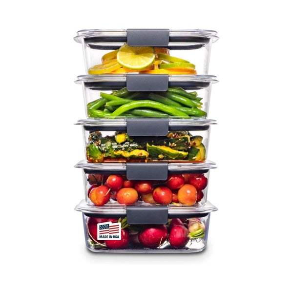 10-Piece Rubbermaid Plastic Food Storage Containers – simplexdeals