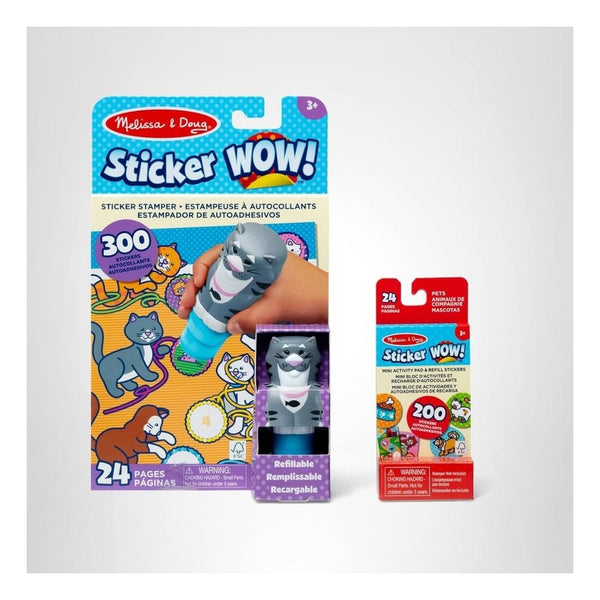 Melissa & Doug Sticker Wow Cat Bundle