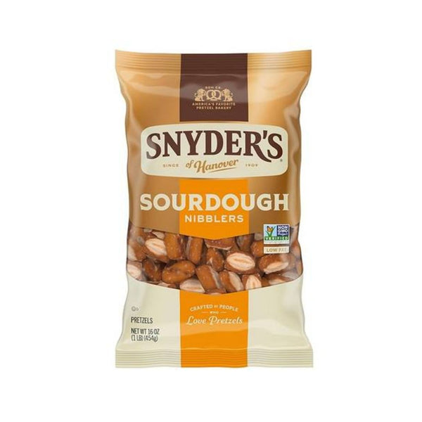 2 Snyder's Sourdough Nibblers Pretzels