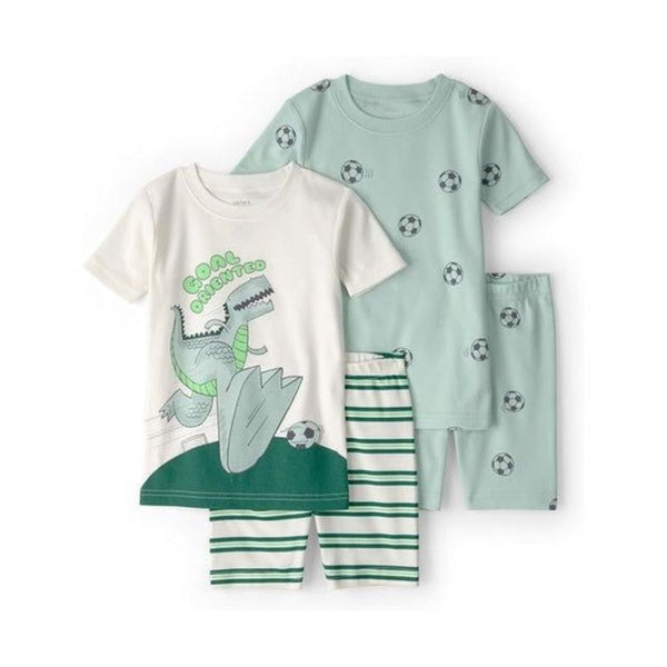 Carter's Boys' 4-Piece Tight Fit Cotton Pajama Set (2 Styles)