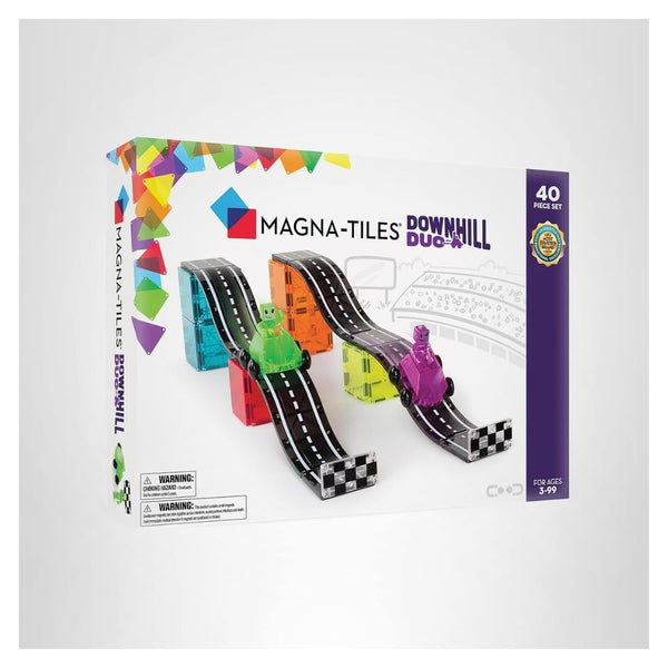 MAGNA-TILES Downhill Duo 40-Piece Magnetic Construction Set