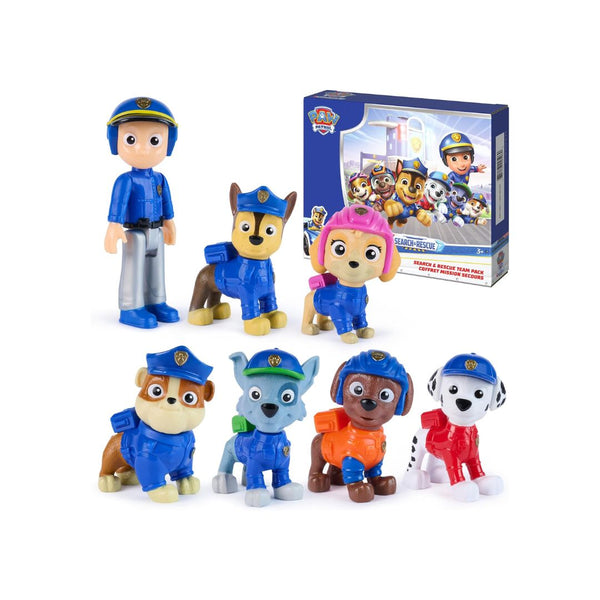 Paw Patrol Search & Rescue Team Pack with 7 Collectible Action Figures