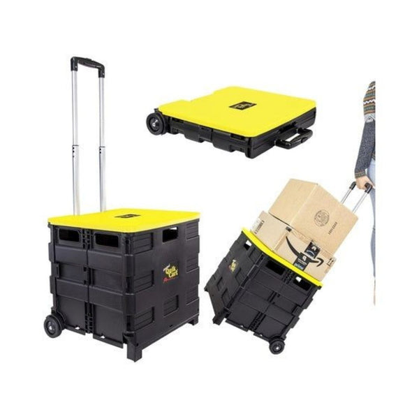 Quik Cart Collapsible Rolling Crate