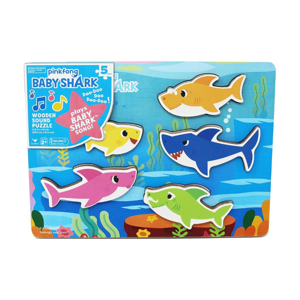 Pinkfong Baby Shark Musical Wooden Sound Puzzle