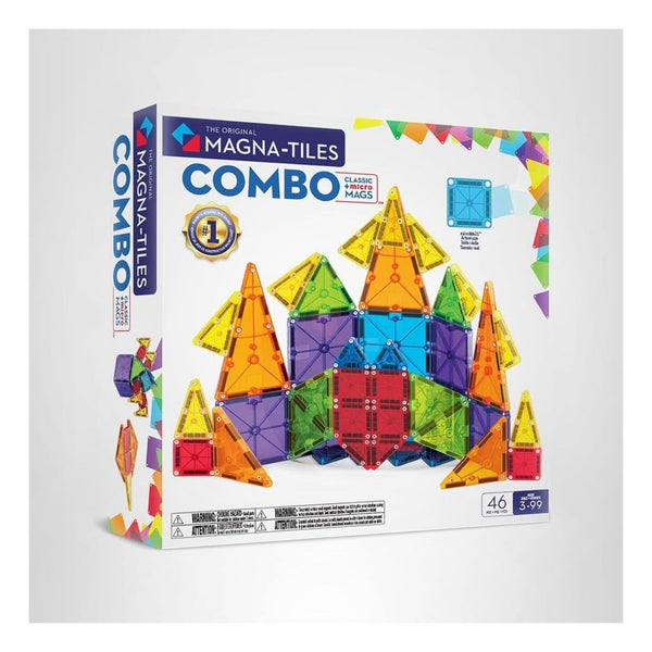 MAGNA-TILES Combo 46-Piece Magnetic Construction Set