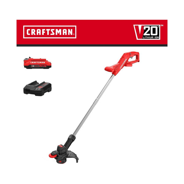 CRAFTSMAN V20 Cordless 10 in. String Trimmer and Edger Kit