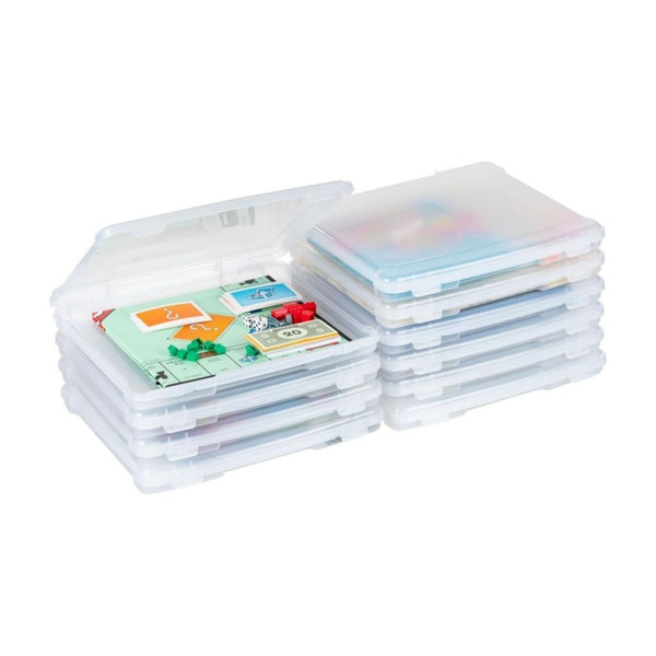 10-Pack IRIS USA Board Game Storage Containers