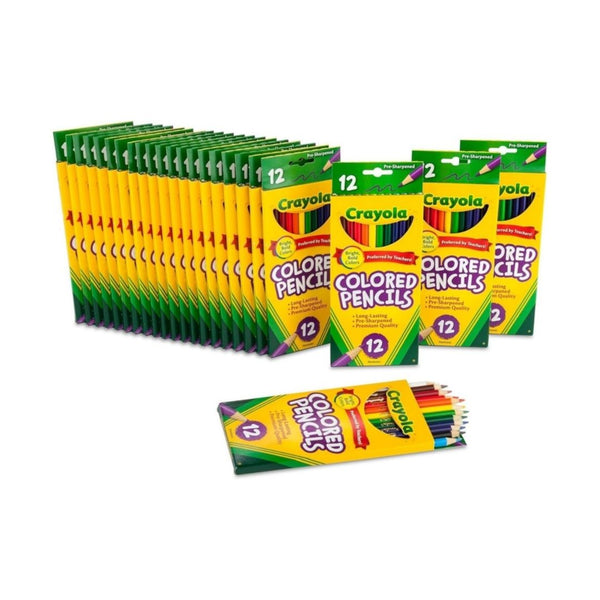 24-Pack 12-Count Crayola Bulk Colored Pencils