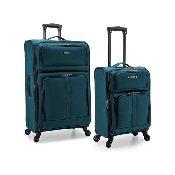 2-Pc U.S. Traveler Softside Expandable Luggage with Spinner Wheels