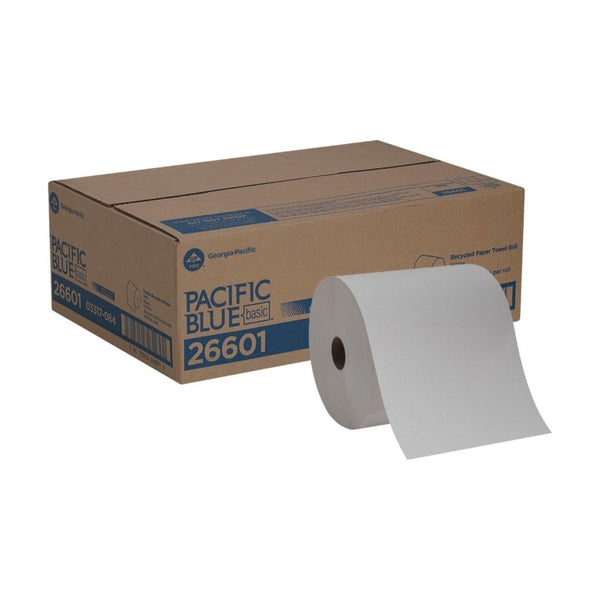 6 Rolls of Pacific Blue Basic Recycled Paper Towel