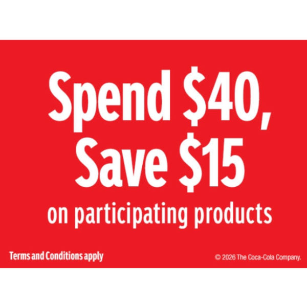 Spend $40 And Save $15 On Select Drinks!