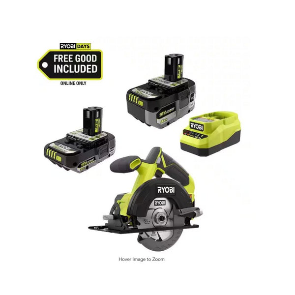 RYOBI ONE+ 18V Lithium-Ion Cordless Circular Saw Kit