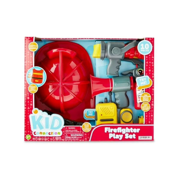 Kid Connection Firefighter Play Set, 10 Pieces