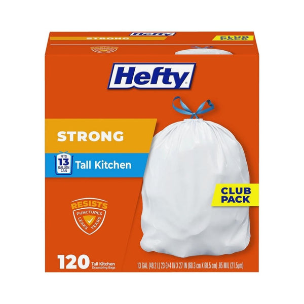 120 80 Hefty Strong 13 Gallon Trash Bags
