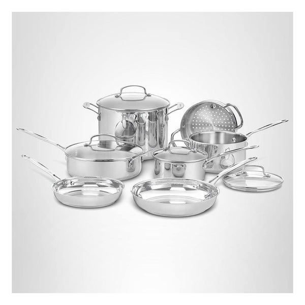 11-Piece Cuisinart Stainless Steel Pots and Pans Set