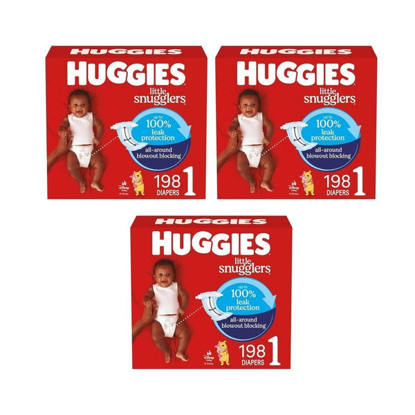594 Huggies Size 1 Little Snugglers Diapers