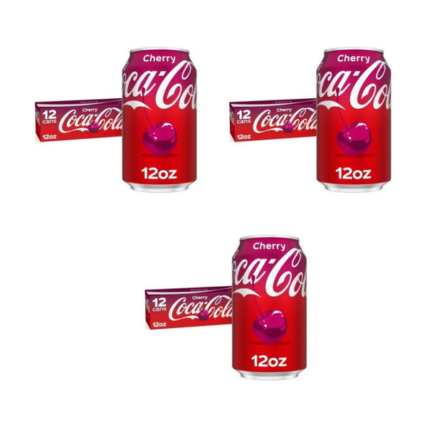 36 Cans of Cherry Coke Soda