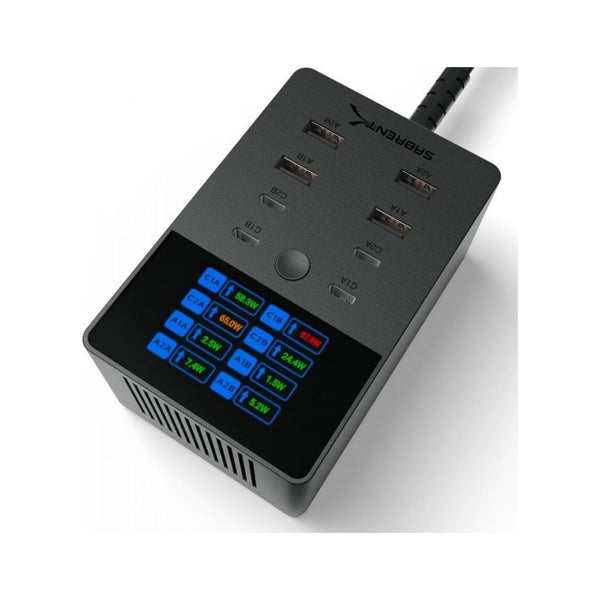 SABRENT 252W 8-Port USB-C And USB-A Charging Station