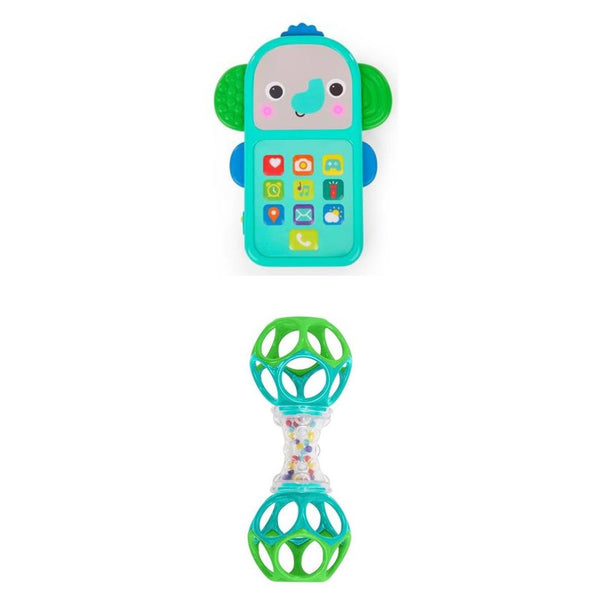 Bright Starts Oball Shaker Rattle Toy or Bright Starts Elephone Baby Phone