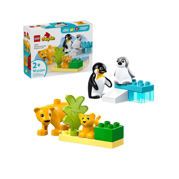 LEGO DUPLO Town Penguins & Lions Building Toy Playset