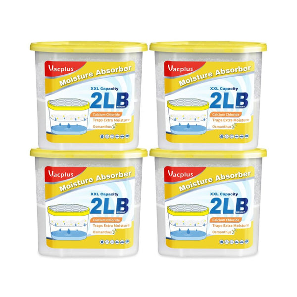 4-Pack Vacplus Moisture Absorber Buckets
