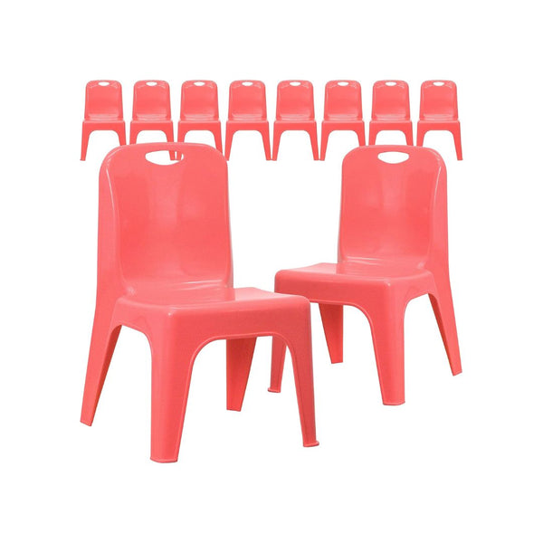 10 Flash Furniture Plastic Stackable School Chairs