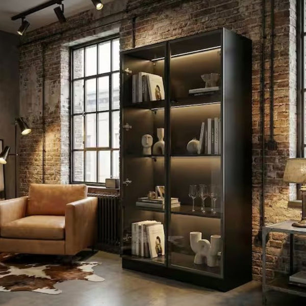 Wood Display Cabinet