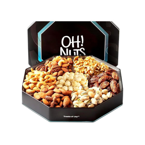 Oh! Nuts 7 Section Gourmet Assorted Macadamia Nut