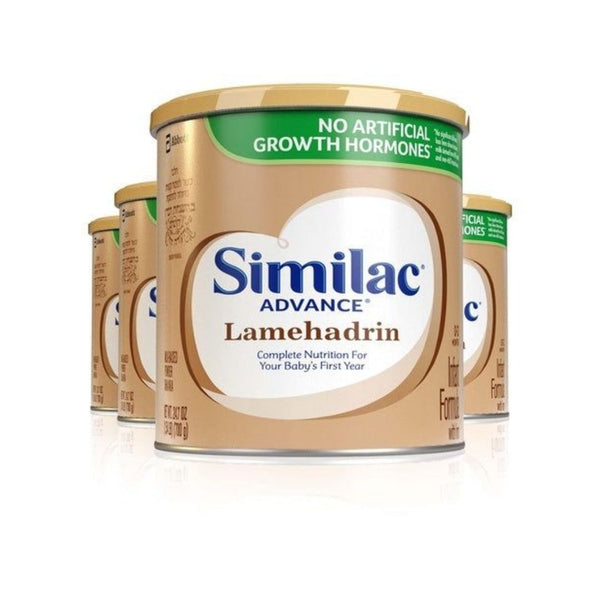 4 Cans Similac Advance Lamehadrin Infant Formula
