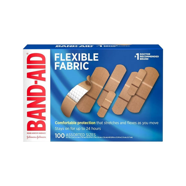 100 BAND-AID Brand Flexible Bandages
