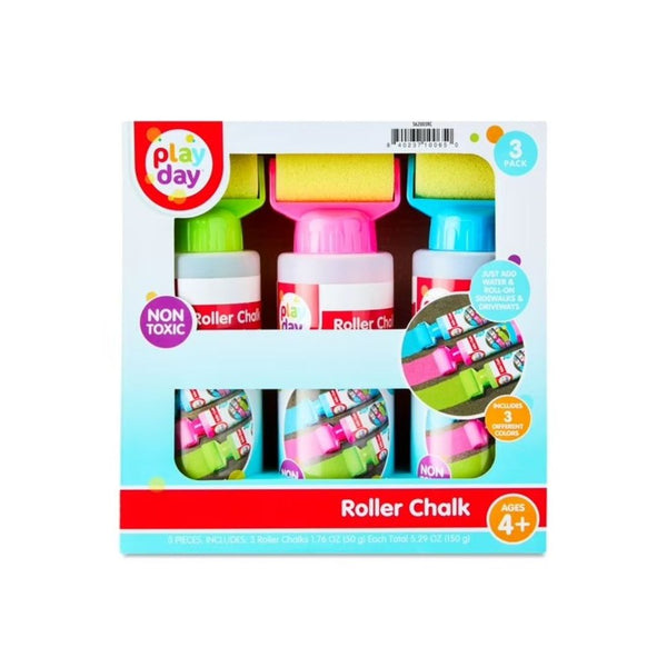 3-Count Play Day Roller Chalk Set