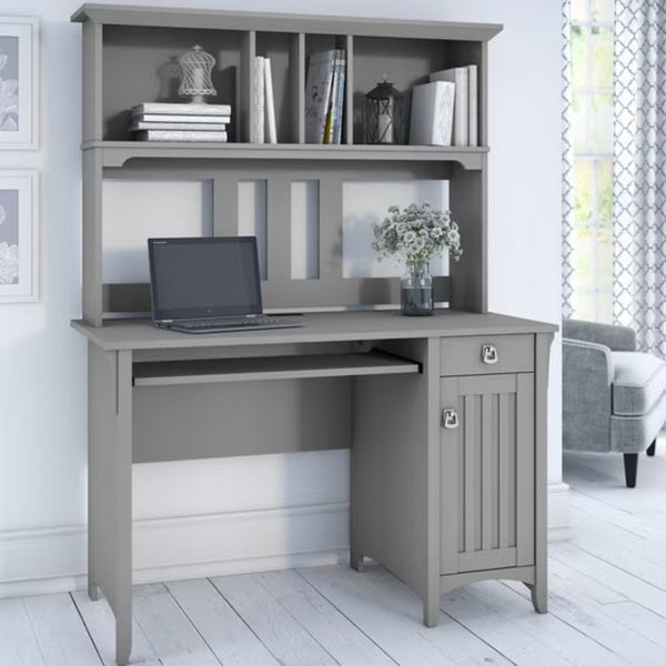 Bush Furniture Salinas 48” Computer Desk & Hutch