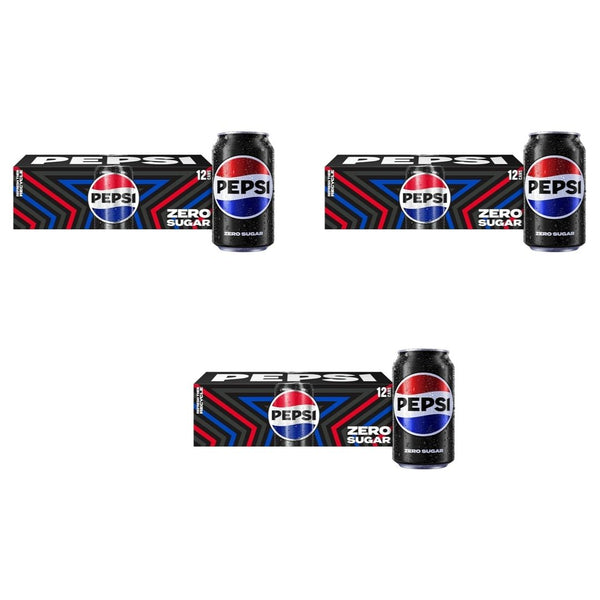 36 Cans Pepsi Zero Sugar Cola Soda