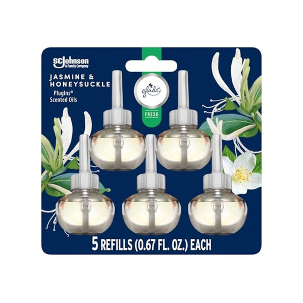 5 Pack Glade Air Freshener PlugIns Refills