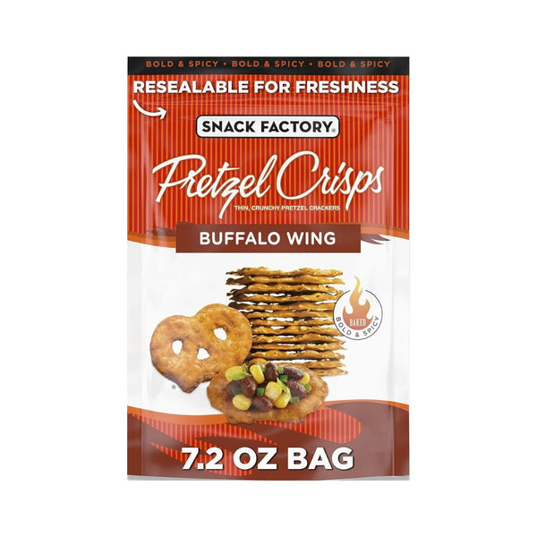 Snack Factory Buffalo Wing Pretzel Crisps