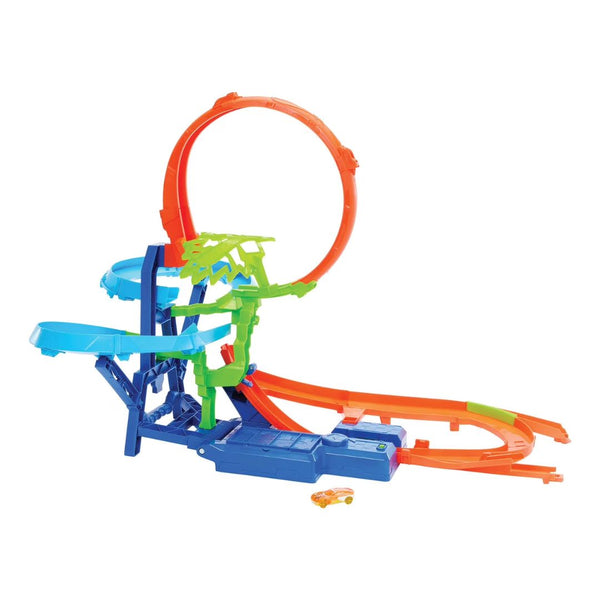 Hot Wheels Stunt Tracks Mid-Air Crash Playset