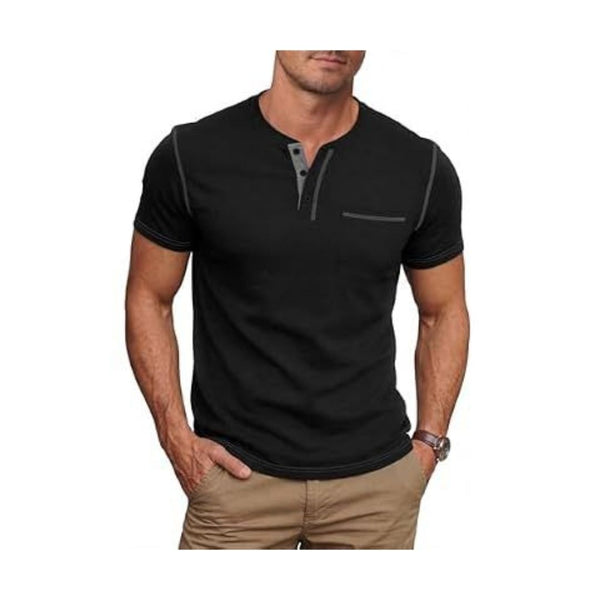 Men’s Henley T-Shirt (5 Colors)