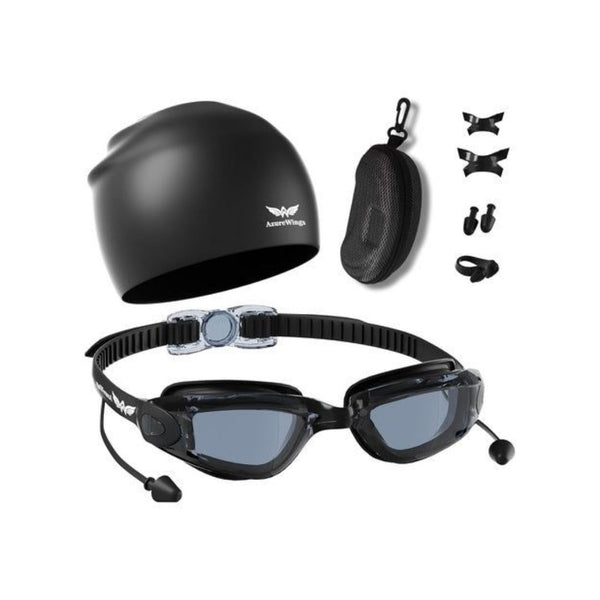 7-in-1 Swim Goggles & Swim Cap Set (4 Colors)