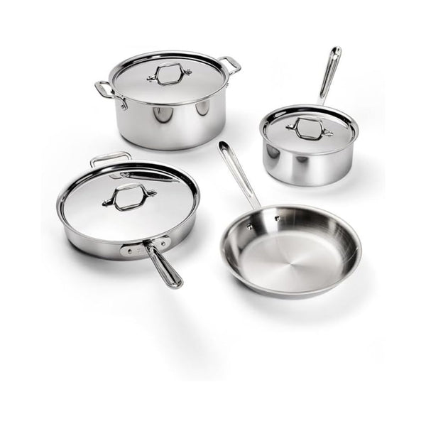 All-Clad D3 Stainless Steel 7 Piece Cookware Set