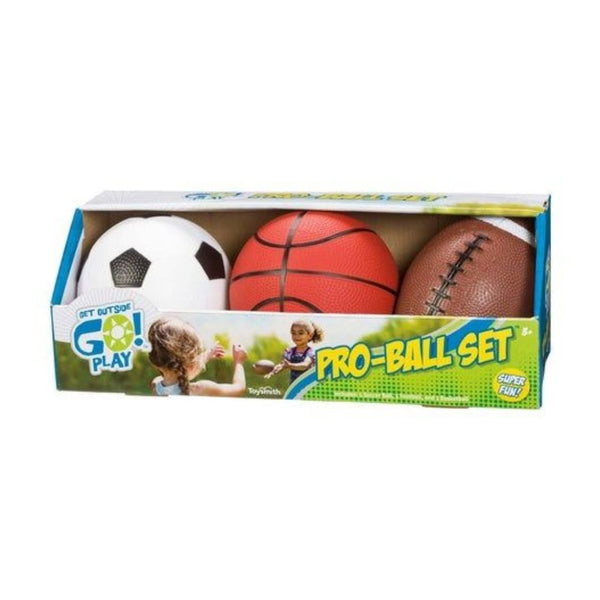 3-Pack Toddler Sports Ball Set