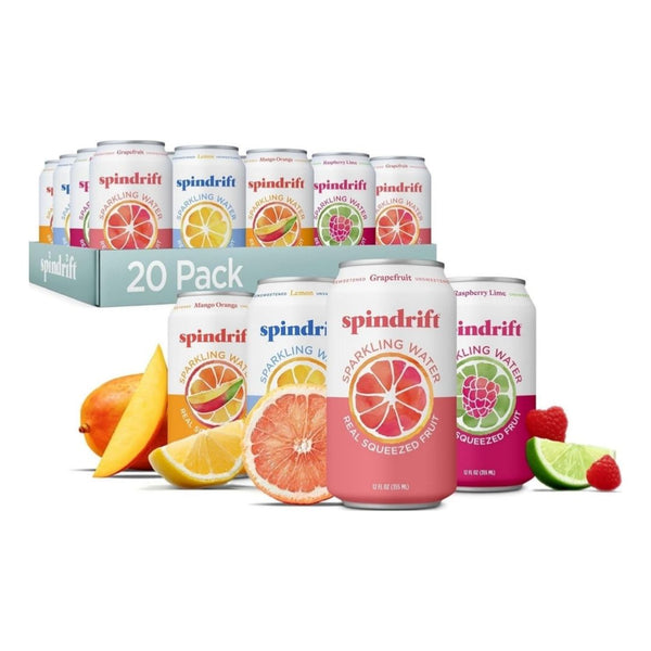 20-Pack Spindrift Sparkling Water Variety Pack