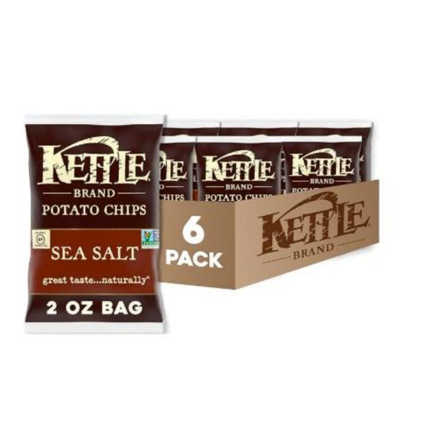 6 Bags Kettle Brand Potato Chips