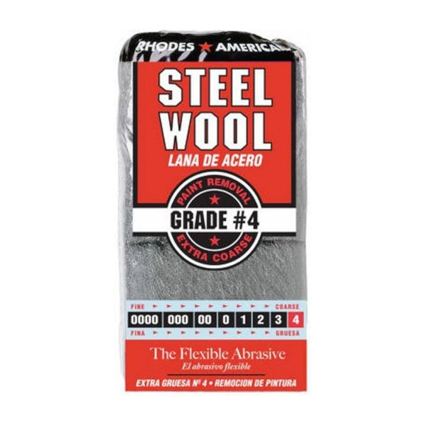 12-Pack HOMAX Number 4 Steel Wool Pad