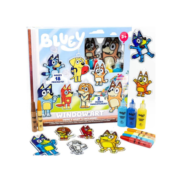 Bluey Window Art Suncatchers Kit