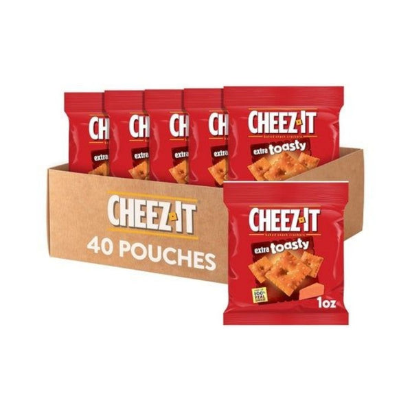40 Cheez-It Extra Toasty Snack Packs (OK-D)