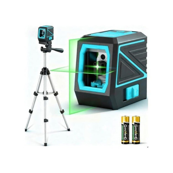 100 ft Green Cross Line Laser Level with Tripod