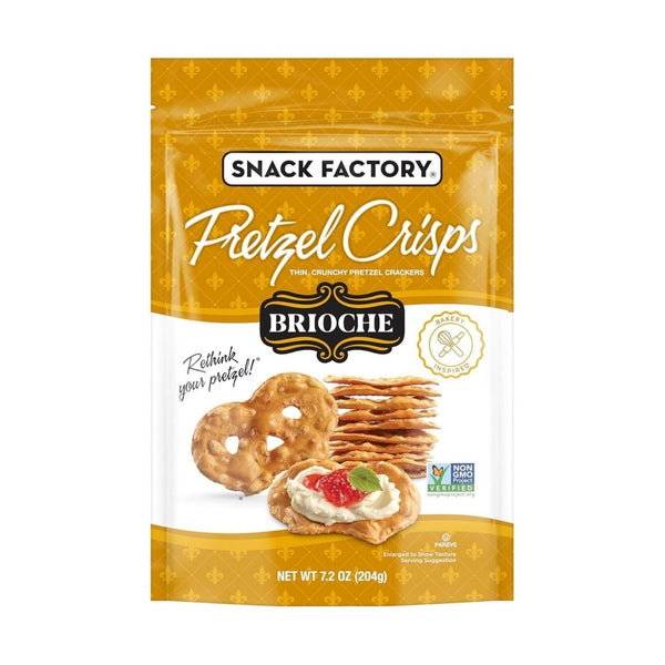 Snack Factory Pretzel Crisps Brioche Pretzel Crackers