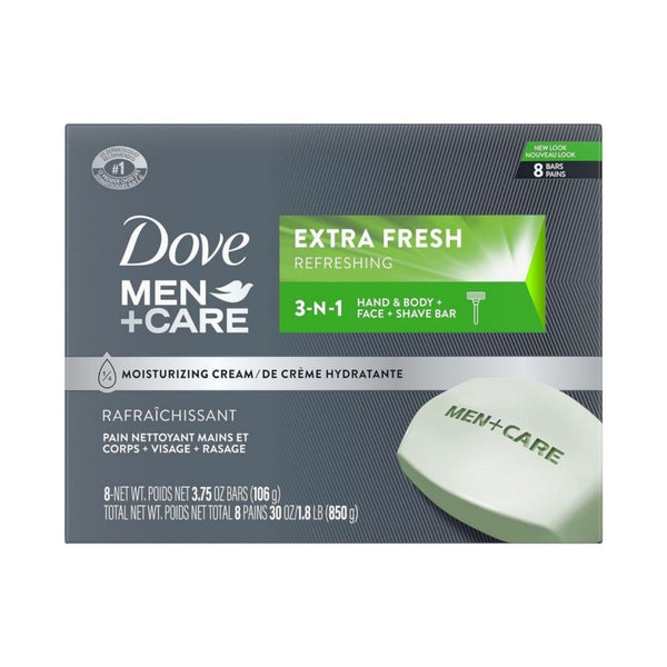 24-Count DOVE MEN + CARE 3 in 1 Bar Cleanser